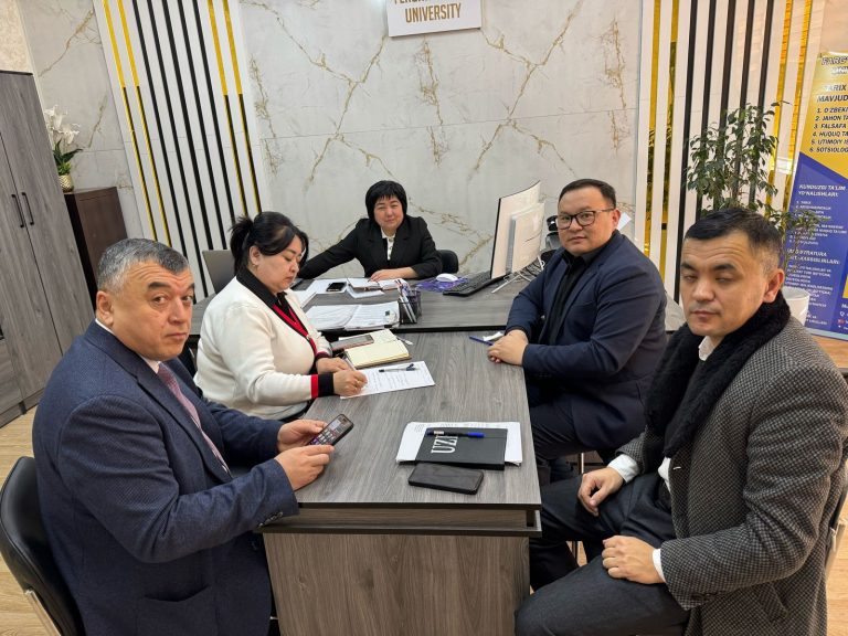Ғылым және ынтымақтастық департаментінің директоры А.Д.Кариев Ферғана мемлекеттік университетінде кездесулер өткізді