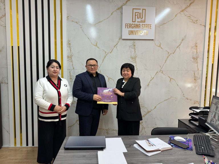 Ғылым және ынтымақтастық департаментінің директоры А.Д.Кариев Ферғана мемлекеттік университетінде кездесулер өткізді