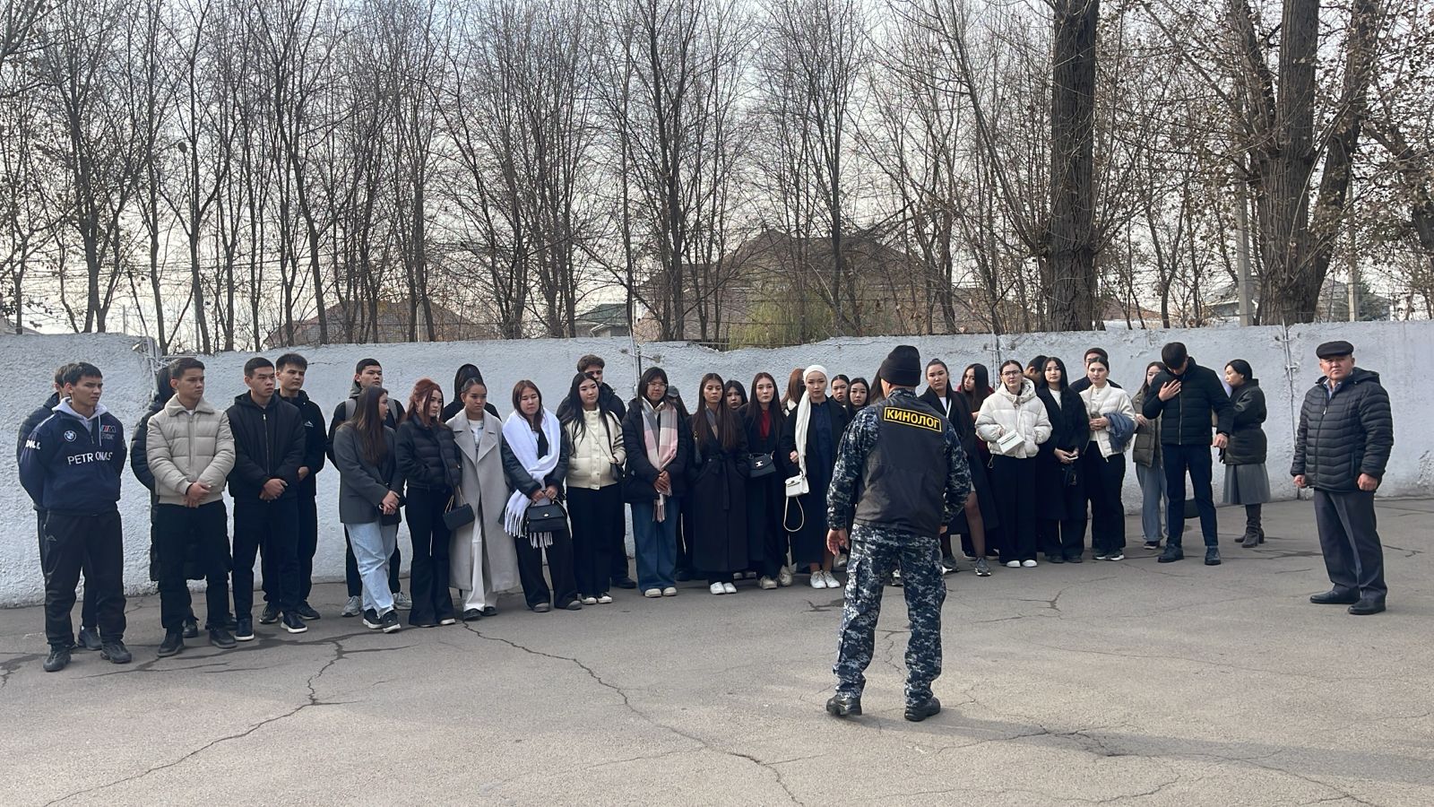 Студенттердің Қазақстан Республикасы Ішкі істер министрлігінің Кинологиялық орталығына оқу сапары