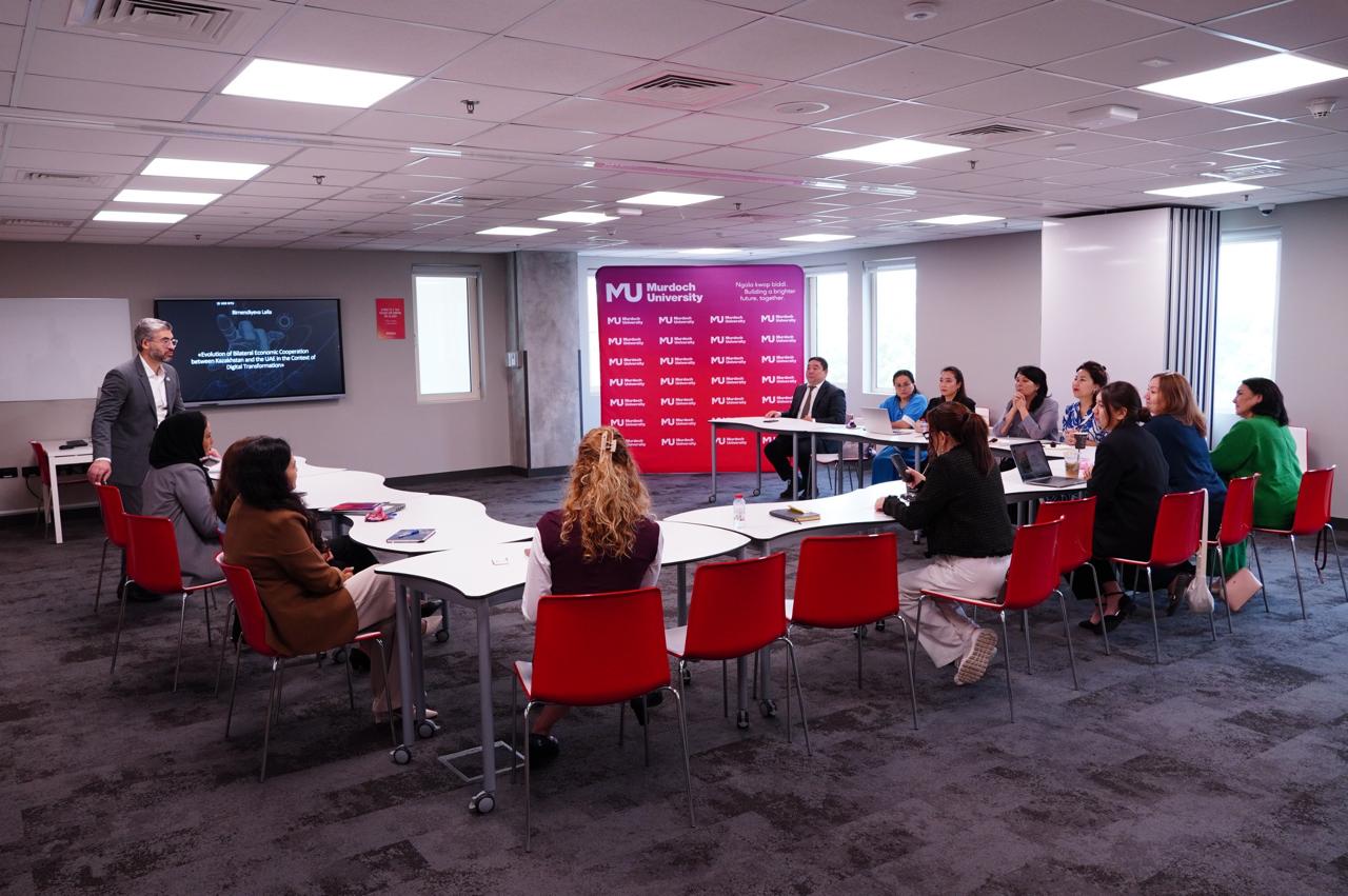 «Қазақстан мен БАӘ арасындағы экономикалық әріптестік: цифрландыру және жасанды интеллект жағдайындағы орнықты даму стратегиялары» тақырыбындағы халықаралық ғылыми форум.