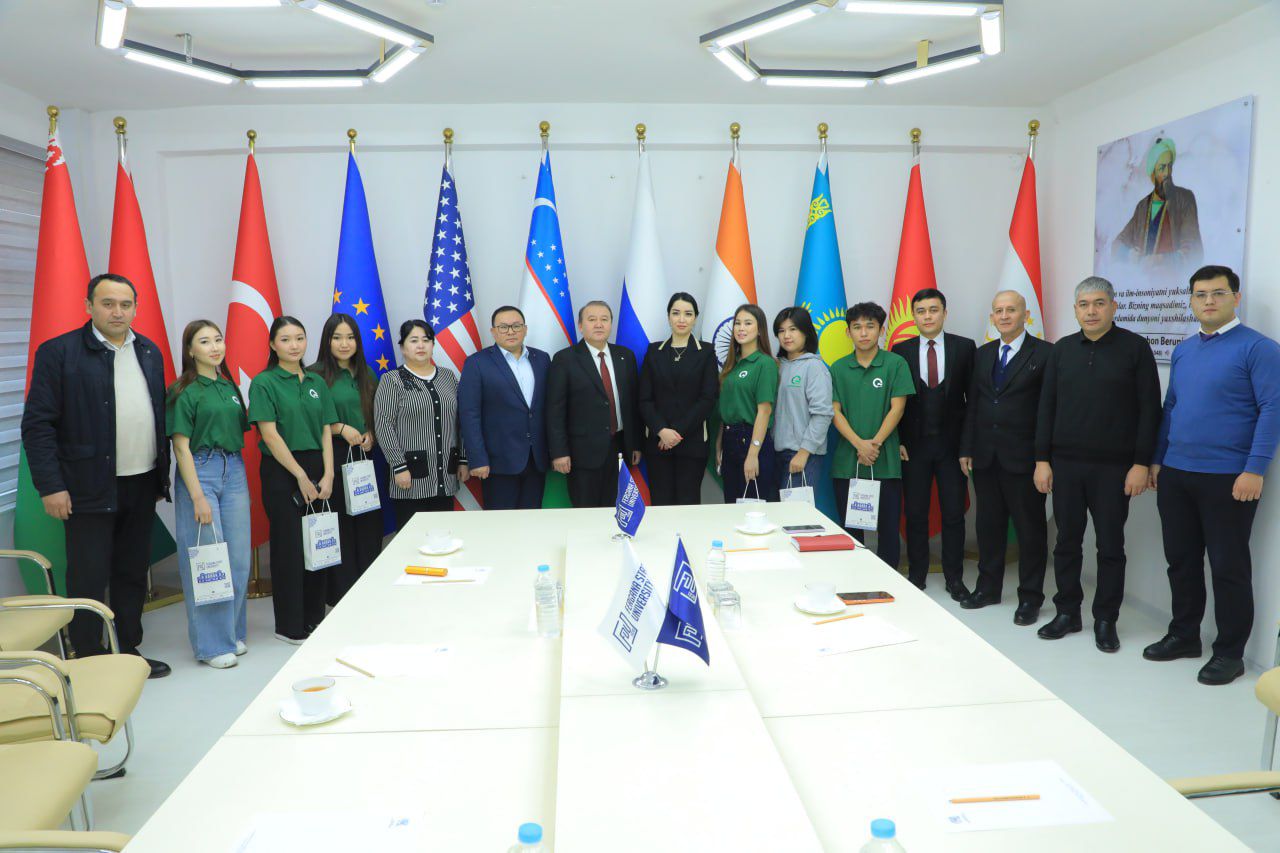 «Q» University студенттері Ферғана мемлекеттік университетінде академиялық ұтқырлықты бастады.