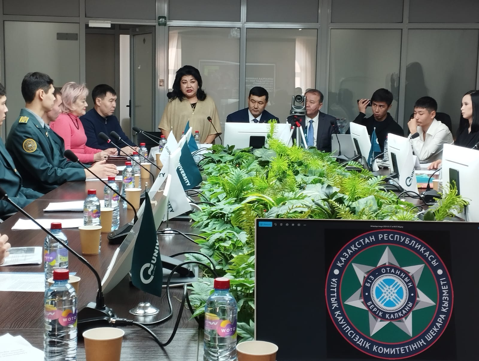 Дөңгелек үстел тақырыбы: «Мемлекеттік шекараны цифрландыру және жасанды интеллектті пайдалана отырып мемлекеттік шекараны қорғау».