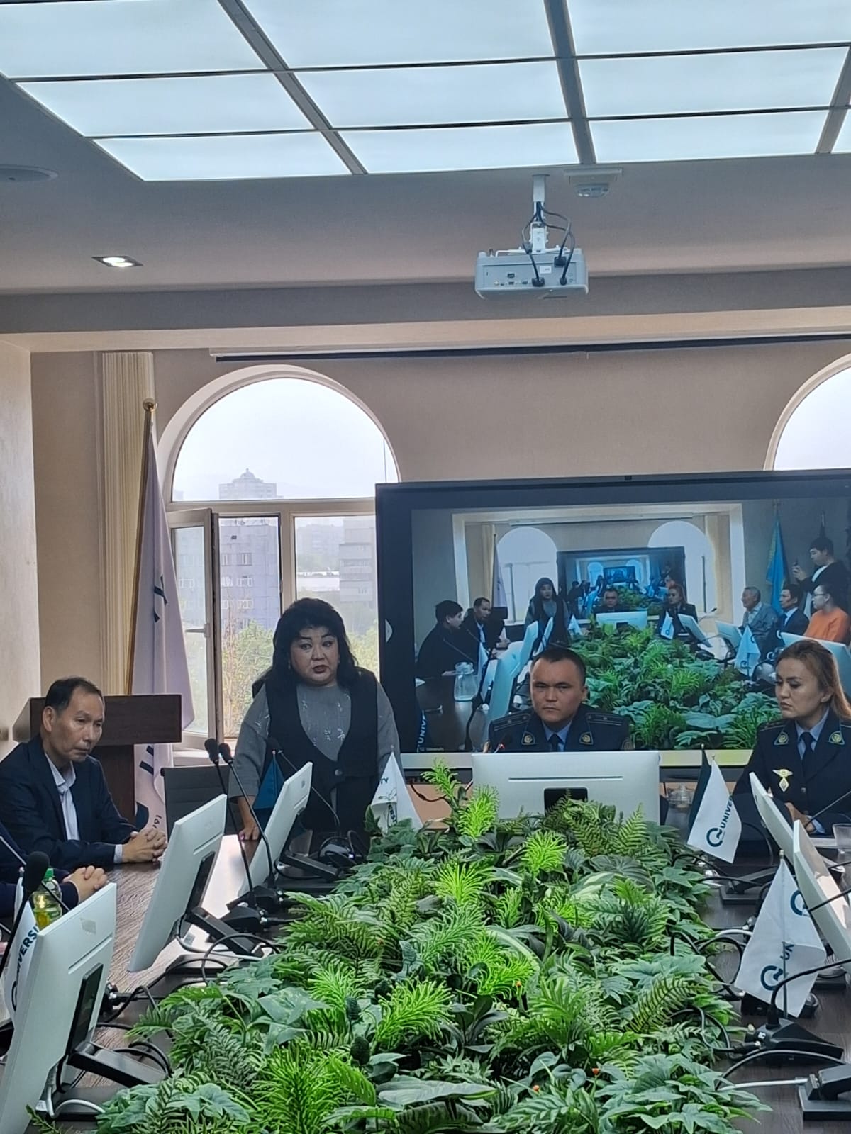 Жастар арасындағы құқық бұзушылықтардың алдын алу тақырыбындағы телемост